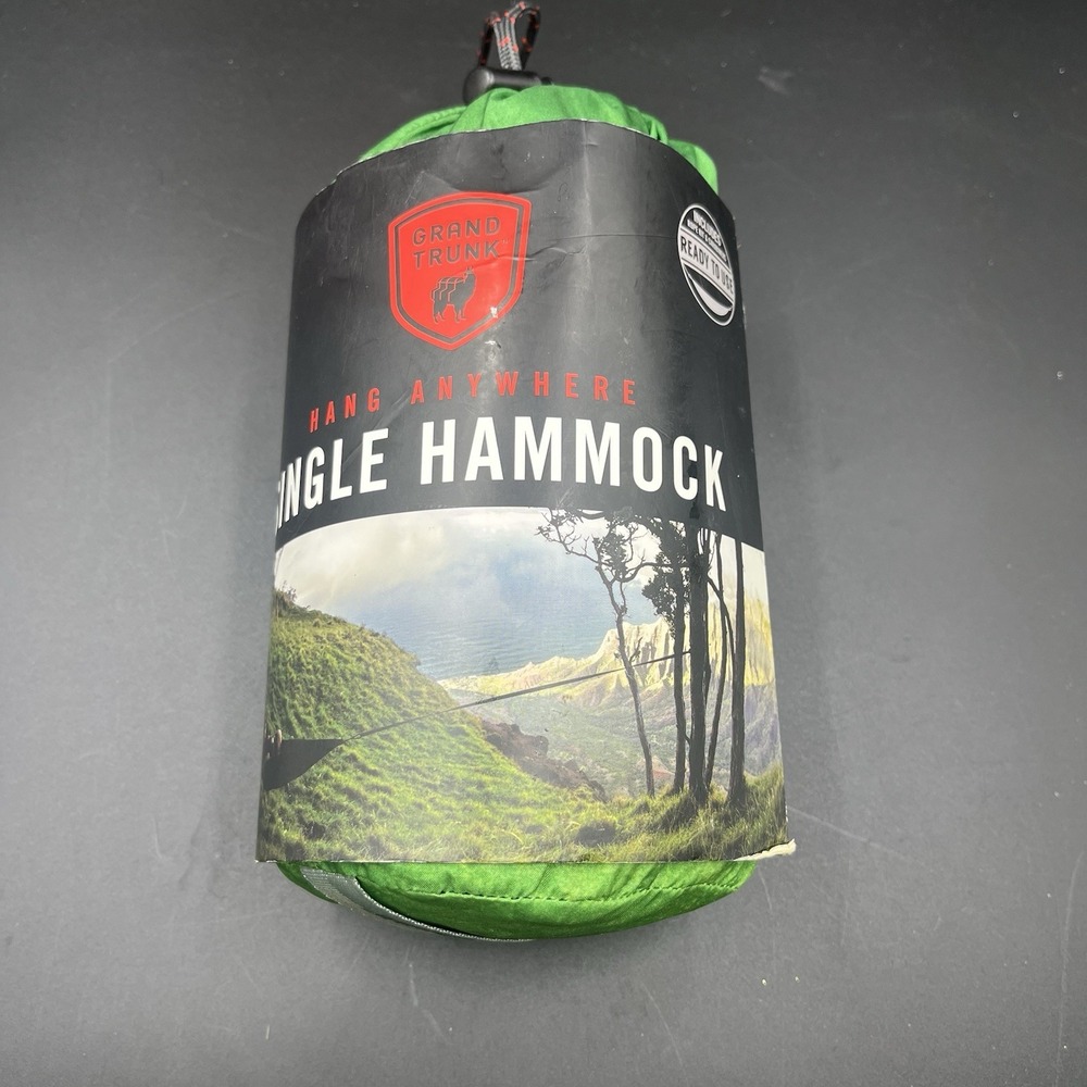 New Grand Trunk Single Nylon Hammock Camping Survival Adventure Travel‎